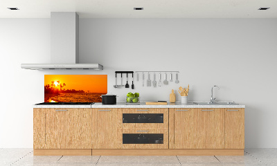 Panou sticla securizata bucatarie Sunset Beach