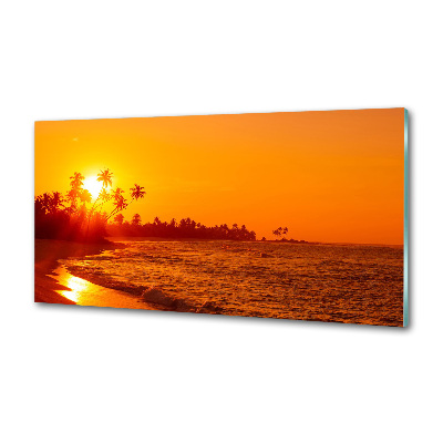 Panou sticla securizata bucatarie Sunset Beach