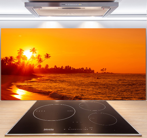 Panou sticla securizata bucatarie Sunset Beach
