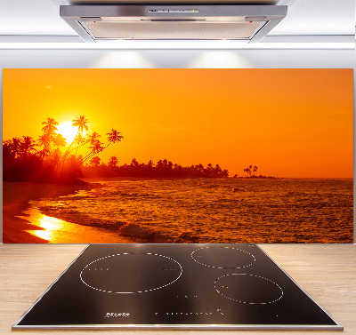 Panou sticla securizata bucatarie Sunset Beach