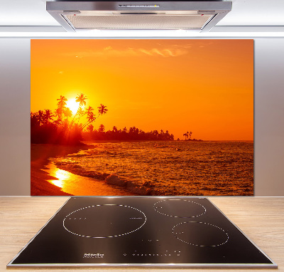 Panou sticla securizata bucatarie Sunset Beach