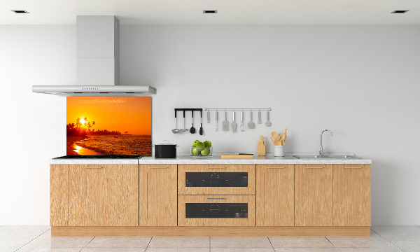 Panou sticla securizata bucatarie Sunset Beach