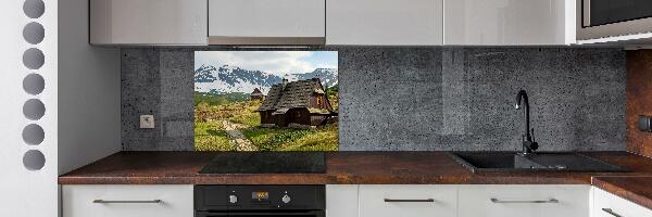 Sticlă printata bucătărie Hale Tatry