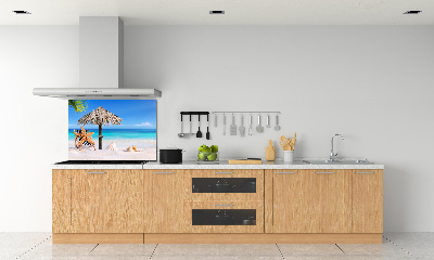 Sticlă pentru bucătărie Sărbătorile Beach