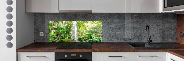 Panou sticlă decorativa bucătărie Cascadă