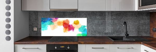 Sticlă printata bucătărie pete colorate