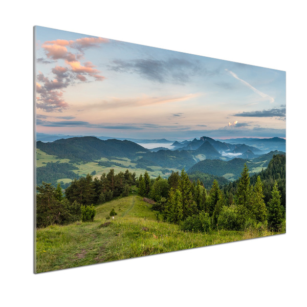 Panou sticlă bucătărie Panorama Pieniny