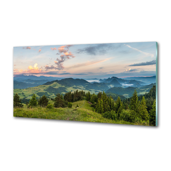 Panou sticlă bucătărie Panorama Pieniny