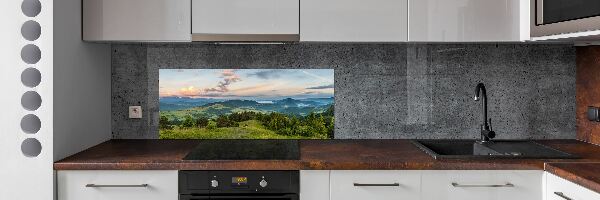 Panou sticlă bucătărie Panorama Pieniny