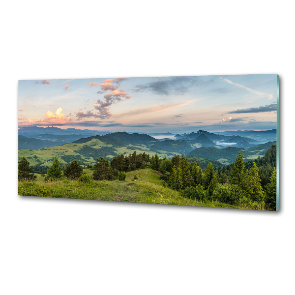 Panou sticlă bucătărie Panorama Pieniny