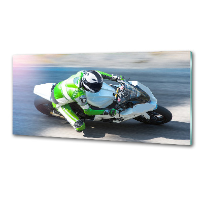 Sticlă pentru bucătărie cursă de motociclete