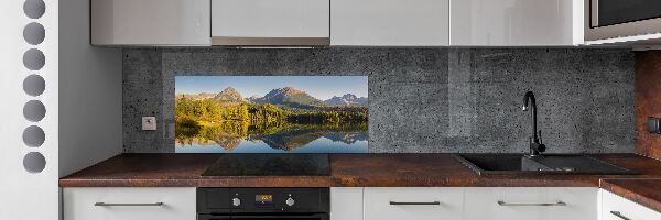 Panou sticlă bucătărie Panorama Tatry