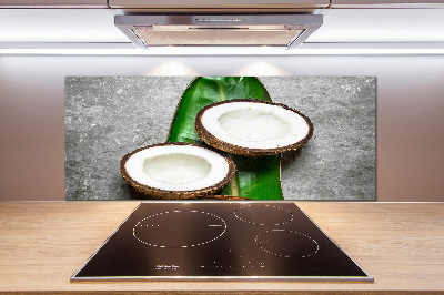 Panou sticla securizata bucatarie jumătăți de nucă de cocos