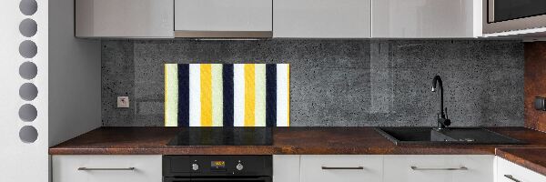 Sticlă pentru bucătărie fundal Striped