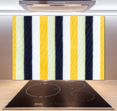 Sticlă pentru bucătărie fundal Striped