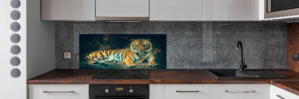 Sticlă bucătărie Tiger Cave