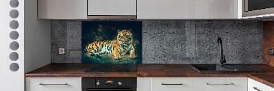 Sticlă bucătărie Tiger Cave