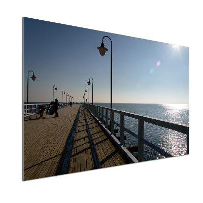 Panou sticlă bucătărie Pier în Gdynia