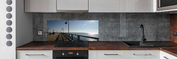 Panou sticlă bucătărie Pier în Gdynia