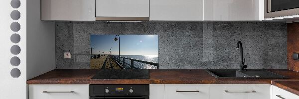 Panou sticlă bucătărie Pier în Gdynia