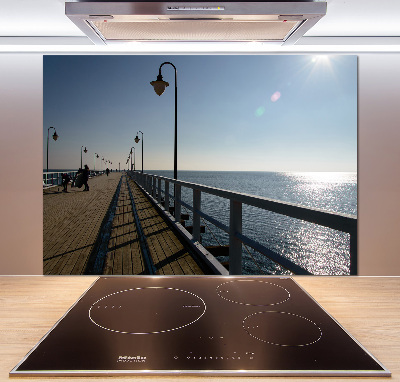 Panou sticlă bucătărie Pier în Gdynia