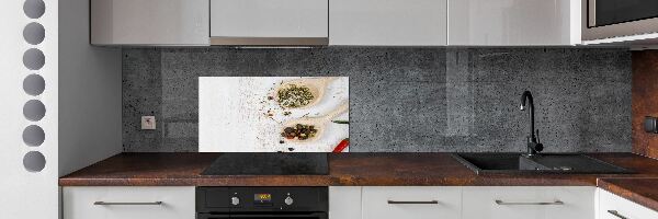 Panou sticlă decorativa bucătărie Legume și mirodenii