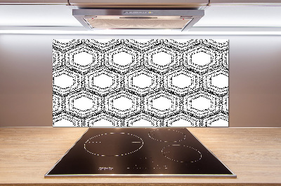 Panou de bucătărie fundal geometrică
