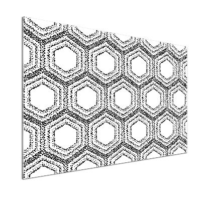 Panou de bucătărie fundal geometrică