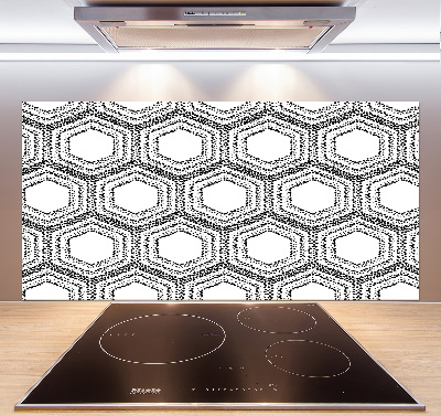 Panou de bucătărie fundal geometrică