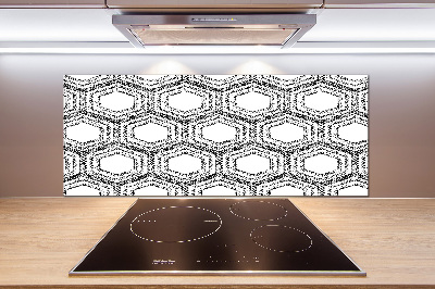 Panou de bucătărie fundal geometrică