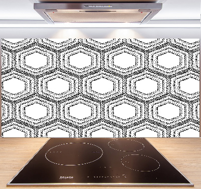 Panou de bucătărie fundal geometrică