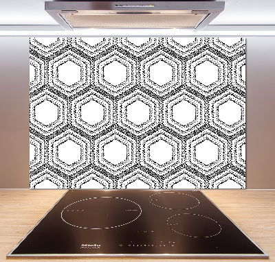 Panou de bucătărie fundal geometrică
