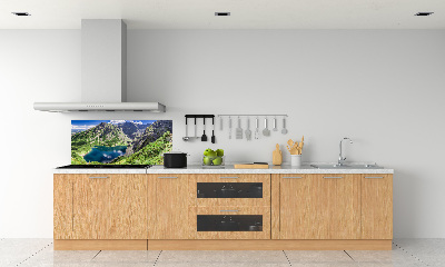 Panou sticla securizata bucatarie Negru iaz Tatry