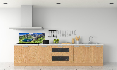 Panou sticla securizata bucatarie Negru iaz Tatry