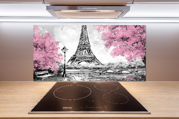 Panou sticla securizata bucatarie Turnul Eiffel din Paris