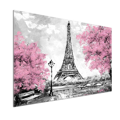 Panou sticla securizata bucatarie Turnul Eiffel din Paris