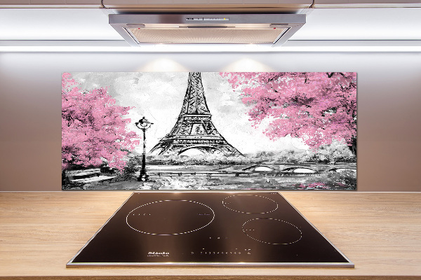 Panou sticla securizata bucatarie Turnul Eiffel din Paris