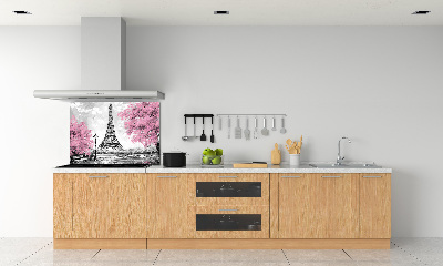 Panou sticla securizata bucatarie Turnul Eiffel din Paris