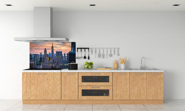 Panou sticlă decorativa bucătărie Manhattan New York City