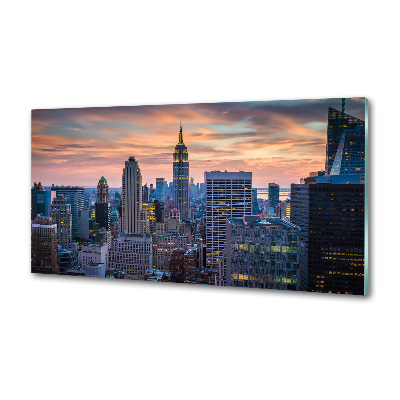 Panou sticlă decorativa bucătărie Manhattan New York City