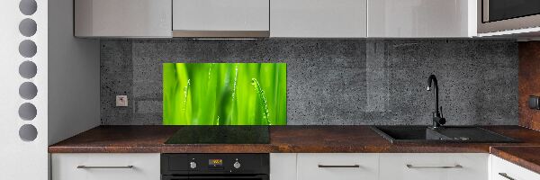 Panou sticlă decorativa bucătărie tineri ovăz