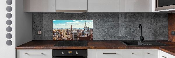 Panou sticla securizata bucatarie New York pasăre de zbor
