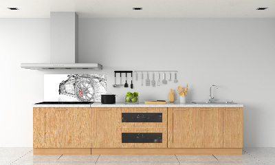 Panou sticlă decorativa bucătărie masina Grid