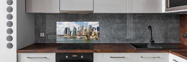 Sticlă printata bucătărie Manhattan New York City