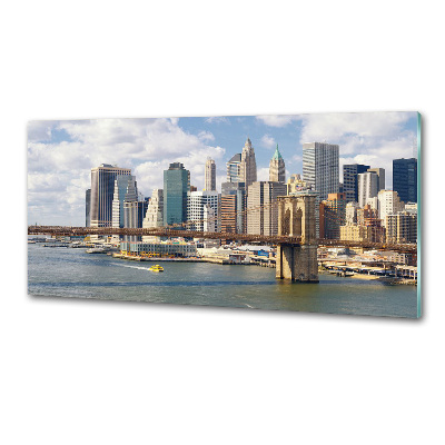 Sticlă printata bucătărie Manhattan New York City