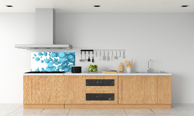 Panou sticlă decorativa bucătărie bile de abstractizare