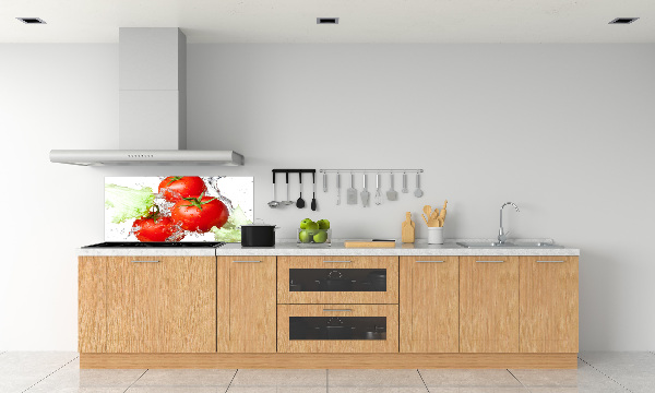 Panou sticlă bucătărie Tomate și salată