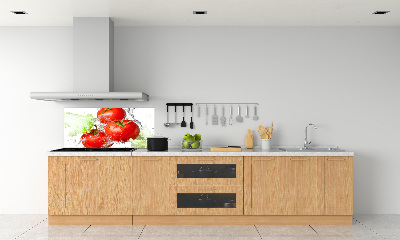 Panou sticlă bucătărie Tomate și salată