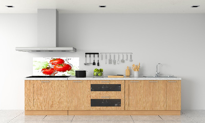 Panou sticlă bucătărie Tomate și salată