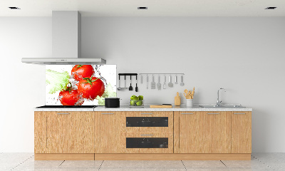 Panou sticlă bucătărie Tomate și salată